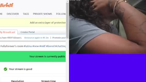 Snapshot of fulluforever chatting on June 13, 7:17 am Astrid online show from June 13, 7:17 am