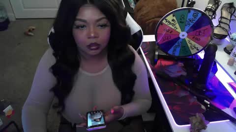 Snapshot of goddesscocoaa chatting on January 28, 7:53 am Goddess Cocoa online show from January 28, 7:53 am