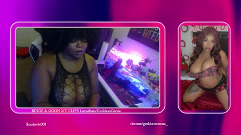 Snapshot of goddesscocoaa chatting on September 11, 6:57 am Goddess Cocoa online show from September 11, 6:57 am