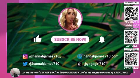 Hannah James online show from February 7, 3:52 pm