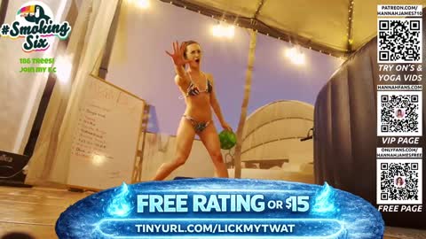 Snapshot of hannahjames710 chatting on January 18, 3:27 pm Hannah James online show from January 18, 3:27 pm