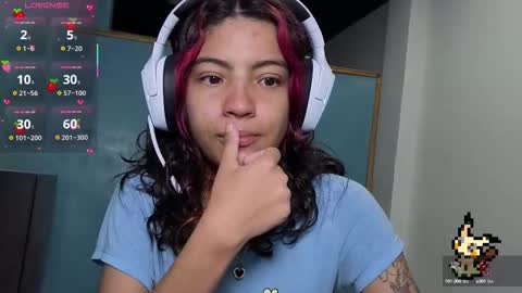 Snapshot of helia_n_amy chatting on October 9, 8:56 am Helia Transfem and Amy online show from October 9, 8:56 am