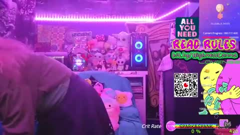 Snapshot of highnesscanna chatting on December 7, 1:40 pm HiGHNESS CANNA online show from December 7, 1:40 pm