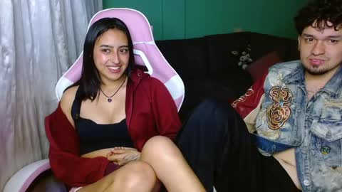 Snapshot of hotlatinocouple__ chatting on May 15, 10:50 pm Eevee Zoro online show from May 15, 10:50 pm
