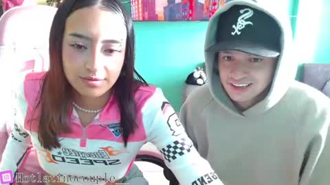 Snapshot of hotlatinocouple__ chatting on June 11, 10:08 pm Eevee Zoro online show from June 11, 10:08 pm