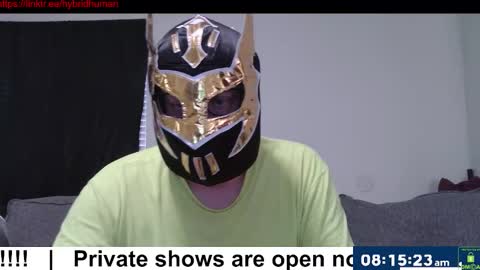 Snapshot of hybridhuman chatting on March 23, 1:15 pm hybridhuman online show from March 23, 1:15 pm