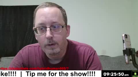 Bob Anderson online show from October 6, 2:25 pm