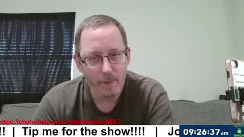 Bob Anderson online show from October 9, 2:26 pm