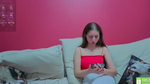 Snapshot of ihavepaws33 chatting on May 1, 5:28 pm Julia and Mira online show from May 1, 5:28 pm
