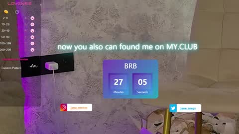 your kitty JANE roawww online show from January 10, 8:07 am