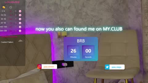 your kitty JANE roawww online show from January 13, 8:05 am