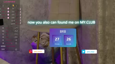 your kitty JANE roawww online show from January 26, 11:17 am