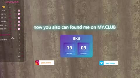 your kitty JANE roawww online show from February 25, 8:14 am