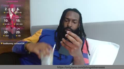 Snapshot of johngabbanaaaa chatting on February 23, 5:50 pm John Gabbana online show from February 23, 5:50 pm