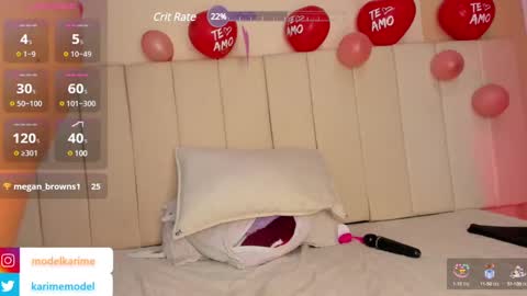 Snapshot of karimee15 chatting on February 18, 12:04 am Karime online show from February 18, 12:04 am