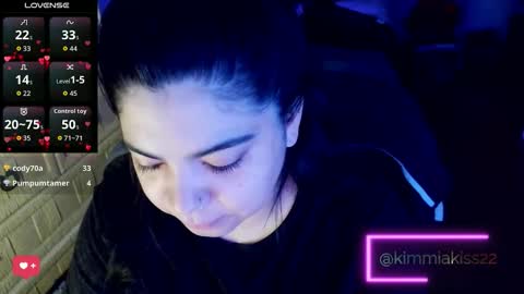 Snapshot of kimmiakiss22 chatting on February 22, 9:24 pm Kimmi online show from February 22, 9:24 pm
