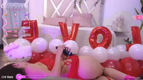 Snapshot of kittystar_tay chatting on February 14, 10:14 pm Kitty online show from February 14, 10:14 pm