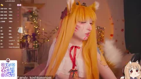 Snapshot of koshkasenpai chatting on October 26, 11:38 am koshkasenpai online show from October 26, 11:38 am