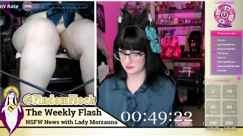 Snapshot of ladymarzanna chatting on April 11, 5:12 am Lady Marzanna online show from April 11, 5:12 am