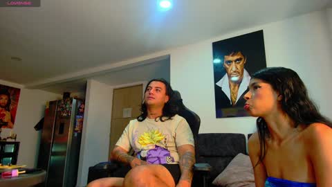 Snapshot of latin_couple77 chatting on January 30, 8:32 am Sara y Andy online show from January 30, 8:32 am