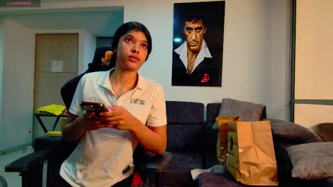 Snapshot of latin_couple77 chatting on March 9, 2:50 am Sara y Andy online show from March 9, 2:50 am