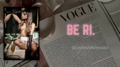 INSTA leylasteel model         online show from February 27, 11:20 am