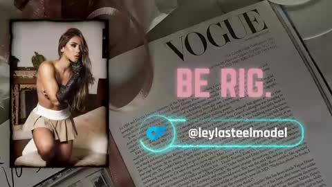 INSTA leylasteel model         online show from May 4, 2:13 pm