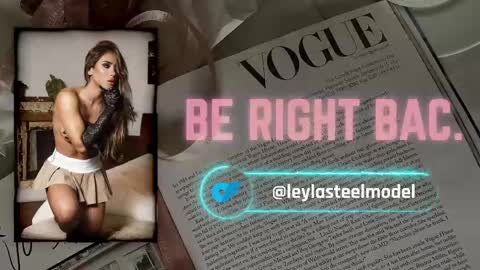 INSTA leylasteel model         online show from May 23, 4:00 pm