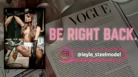 INSTA leylasteel model         online show from June 5, 3:29 pm