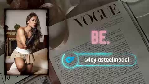 INSTA leylasteel model         online show from July 10, 11:35 am