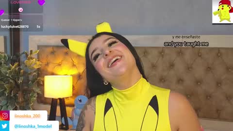 Snapshot of linoshka_1 chatting on February 22, 11:57 pm Luciana online show from February 22, 11:57 pm