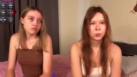 Hello our names are Kate and Alice this is our first day here. online show from July 14, 1:08 am
