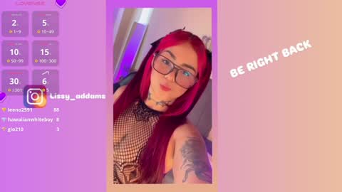 Lissy online show from January 12, 9:29 pm