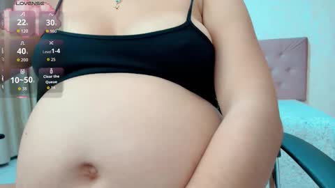 Snapshot of littlemolly_pregnant chatting on March 20, 3:00 am Sarahs Room online show from March 20, 3:00 am