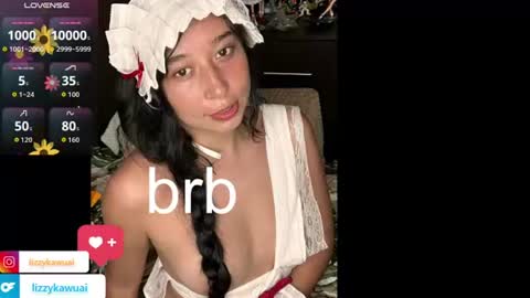 Snapshot of lizzy_kawuaii chatting on July 29, 3:59 am lizzy online show from July 29, 3:59 am