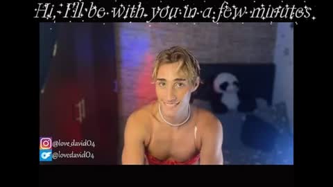 Angel David online show from August 2, 7:45 pm
