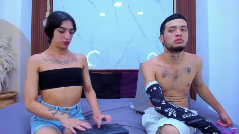 Snapshot of loversinfire chatting on April 7, 2:01 am sofia and bryan online show from April 7, 2:01 am