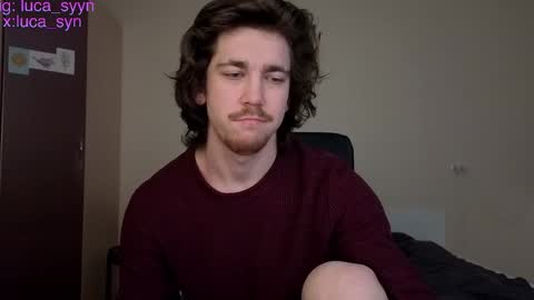 Snapshot of luca_syn chatting on March 4, 6:58 pm Luca S online show from March 4, 6:58 pm