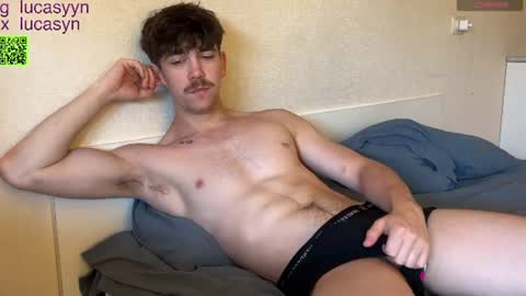 Snapshot of luca_syn chatting on July 24, 5:38 am Luca S online show from July 24, 5:38 am