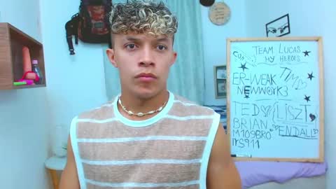 Snapshot of lucas_luxx1 chatting on October 24, 1:57 am Lucas Luxx online show from October 24, 1:57 am