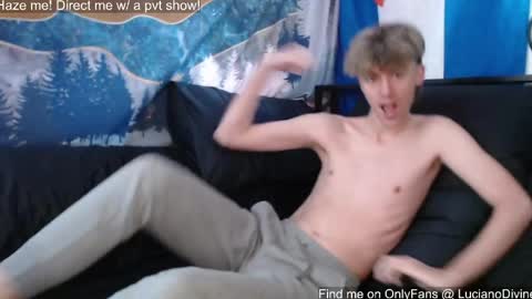 Snapshot of lucianodivine chatting on April 13, 6:57 pm Luciano Divine online show from April 13, 6:57 pm