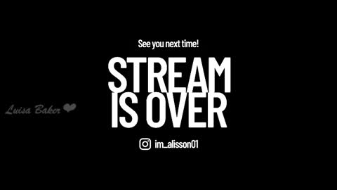 Snapshot of luisabaker chatting on March 21, 8:19 am IG im alisson01 online show from March 21, 8:19 am