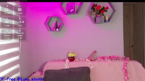 Snapshot of luna_ebony1 chatting on April 29, 2:54 pm Couple X online show from April 29, 2:54 pm