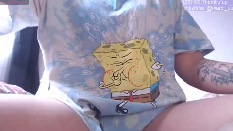 Snapshot of marceline_uu chatting on March 4, 4:35 pm M A R C I online show from March 4, 4:35 pm