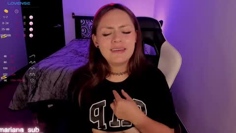 Snapshot of mariana_sub_ chatting on February 21, 12:49 am Your favorite online show from February 21, 12:49 am