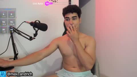 Snapshot of max__andrich chatting on January 11, 4:28 am Max... online show from January 11, 4:28 am