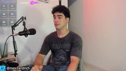 Snapshot of max__andrich chatting on February 28, 2:01 am Max... online show from February 28, 2:01 am