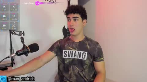 Snapshot of max__andrich chatting on March 3, 3:12 am Max... online show from March 3, 3:12 am