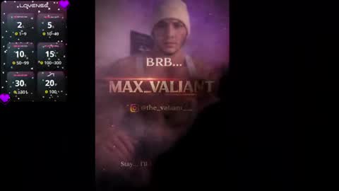 max_valiant1 online show from July 12, 11:01 am