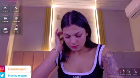 Megan  online show from January 13, 1:05 pm